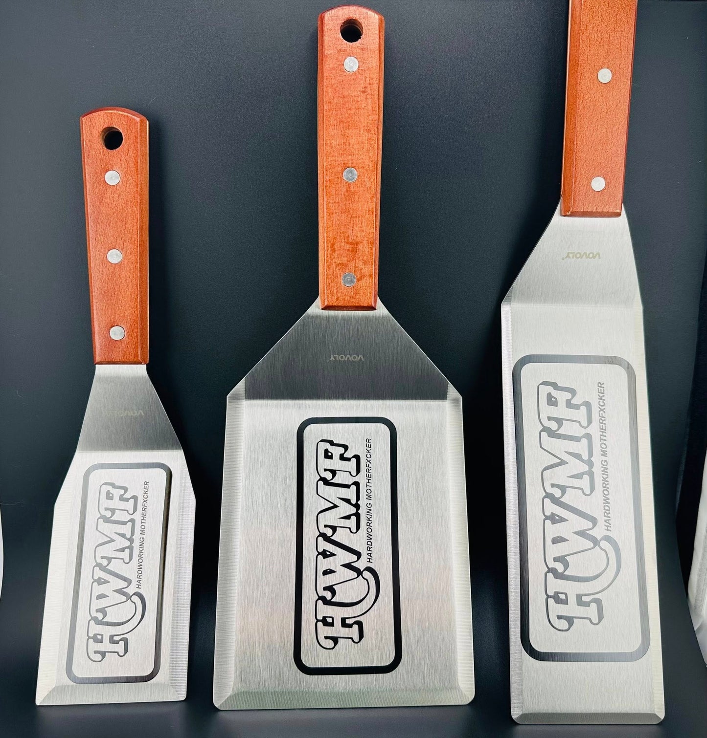 Laser Engraved Spatula Set