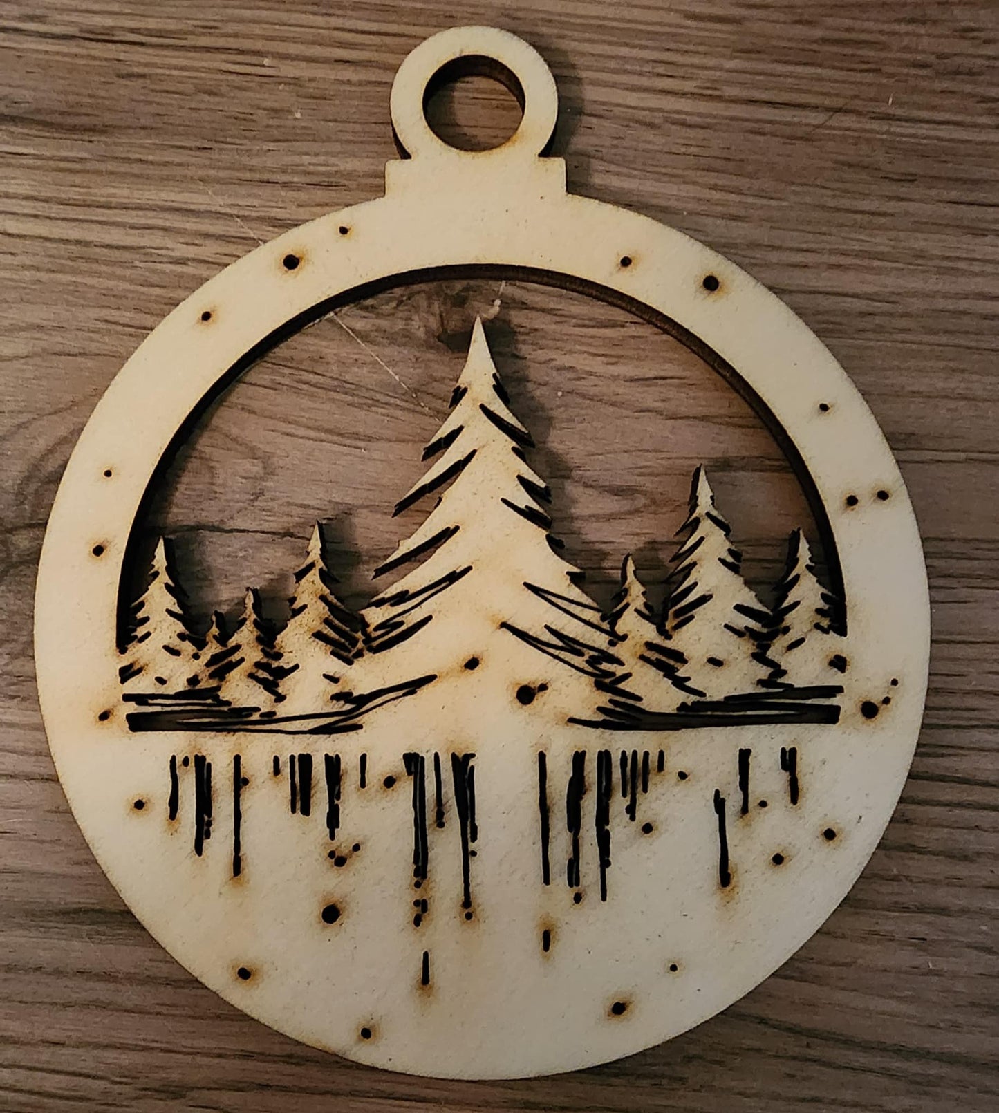 Standard Laser Cut Wood Ornaments