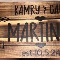 Customized Wood Burned Charcuterie Board